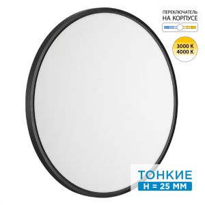 Настенно-потолочный светильник SONEX ALFA BLACK 7660/48L