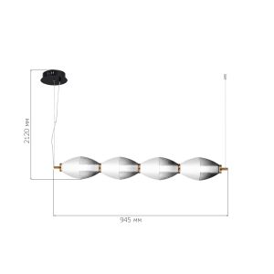 Светильник подвесной ST LUCE ICE SL6130.403.24