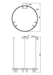 Подвесной светильник MAYTONI SATELLITE MOD102PL-L42BK