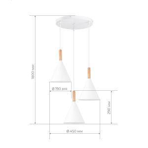 Светильник подвесной EVOLUCE ARKET SLE1255-513-03