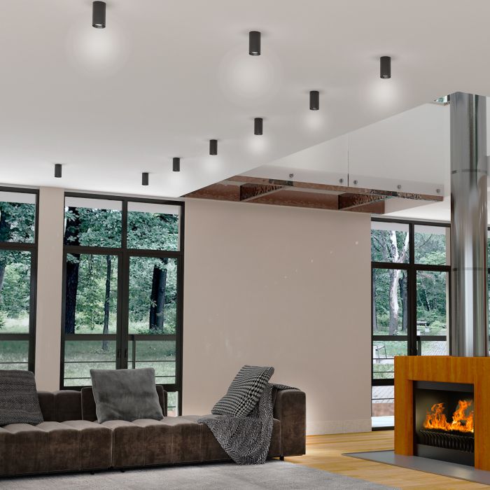 ТОП-10 вариантов расположения точечных светильников на потолке