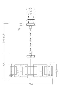 Подвесной светильник MAYTONI Bowi H009PL-06G