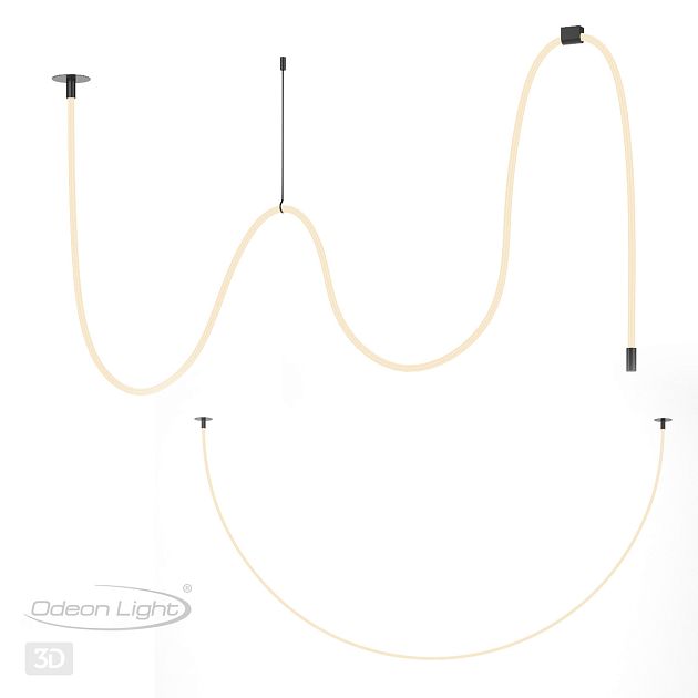 Потолочный/подвесной встаиваемый ODEON LIGHT CORDA 4391/40CL - фото 14