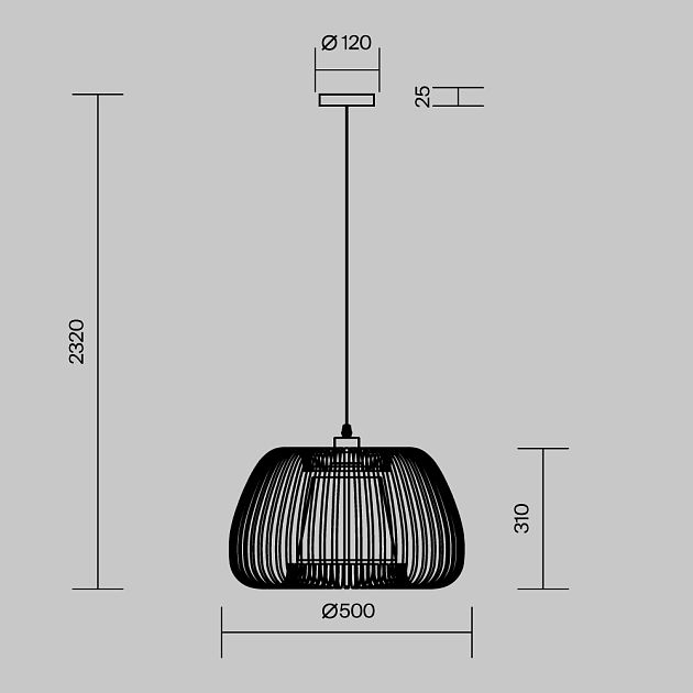 Подвесной светильник MAYTONI Kirigami MOD409PL-01W - фото 7