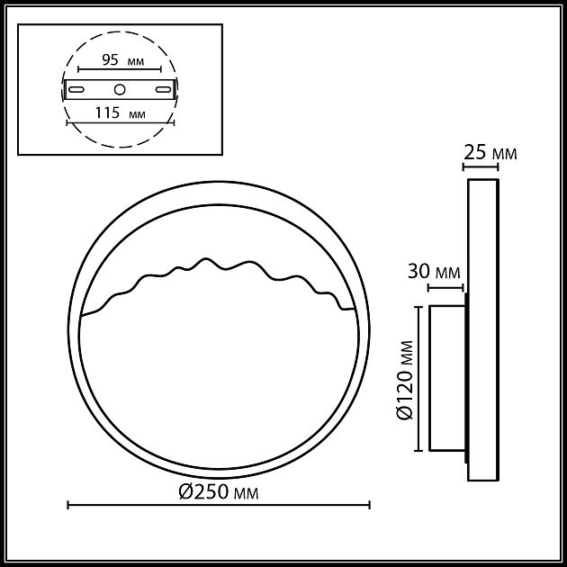 Настенный светильник ODEON LIGHT VALLEY 4359/9WL - фото 2