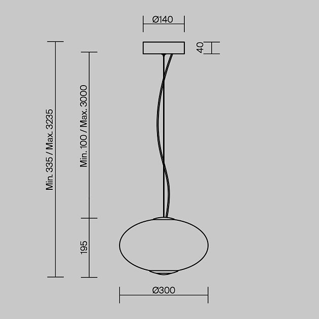Подвесной светильник MAYTONI Bruma MOD397PL-L12CH3K - фото 8