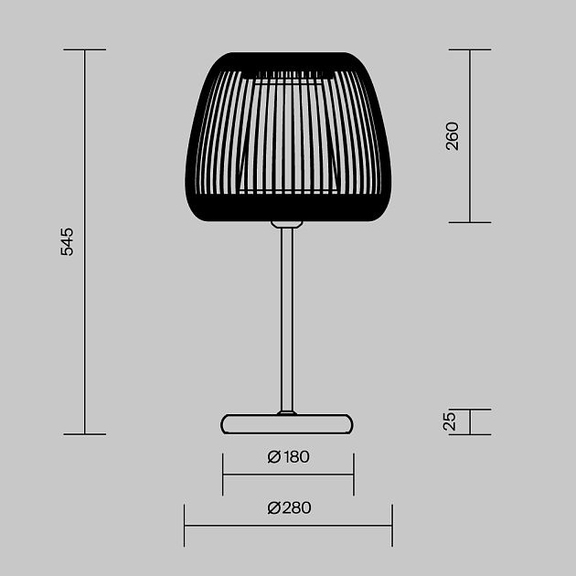 Настольный светильник MAYTONI Kirigami MOD409TL-01B - фото 7