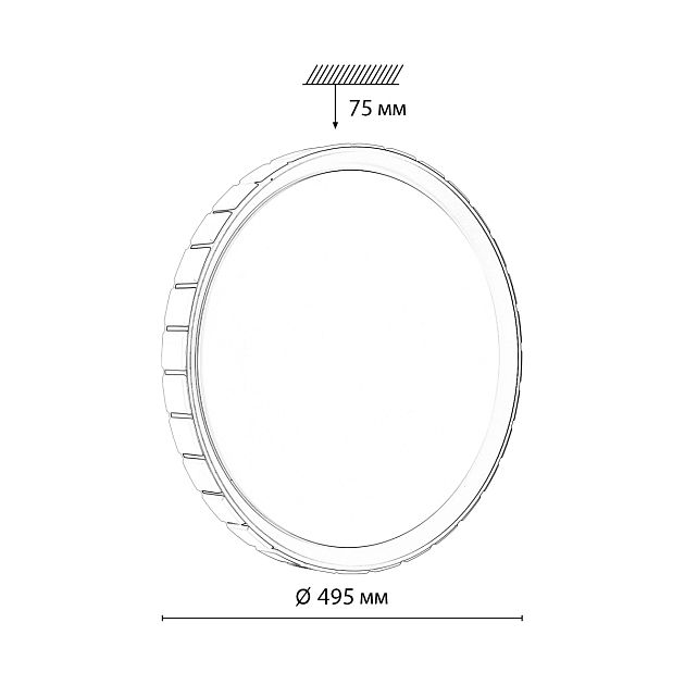 Настенно-потолочный светильник СОНЕКС KUPI SILVER 7696/ELN - фото 2