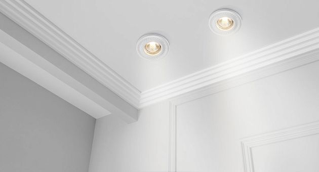 Встраиваемый светильник MAYTONI Gyps Classic DL283-1-01-W - фото 2