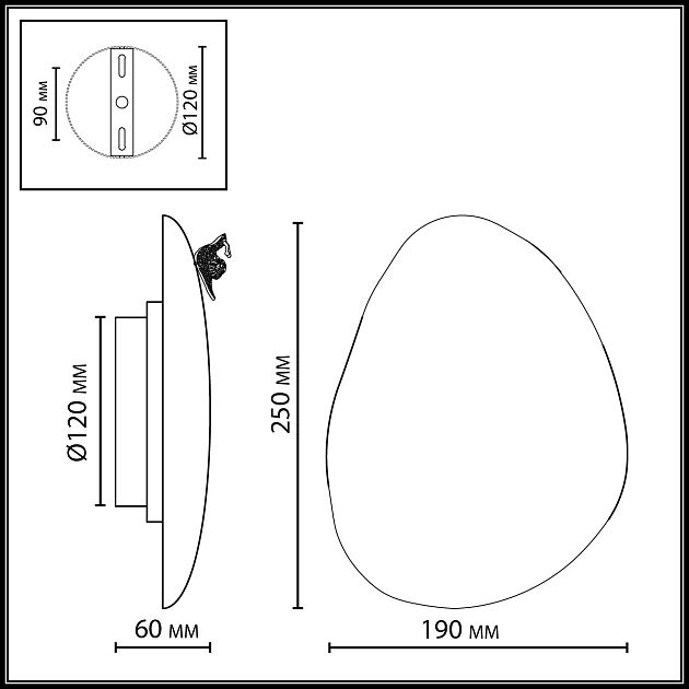 Настенный светильник ODEON LIGHT VALLEY 7068/8WL - фото 2