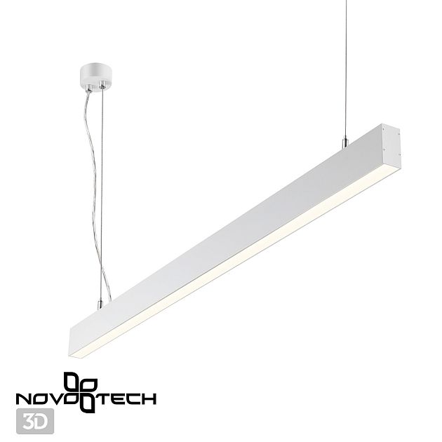 Светильник подвесной светодиодный (длина подвесов и сетового кабеля 1,2м) NOVOTECH ITER 358877 - фото 6