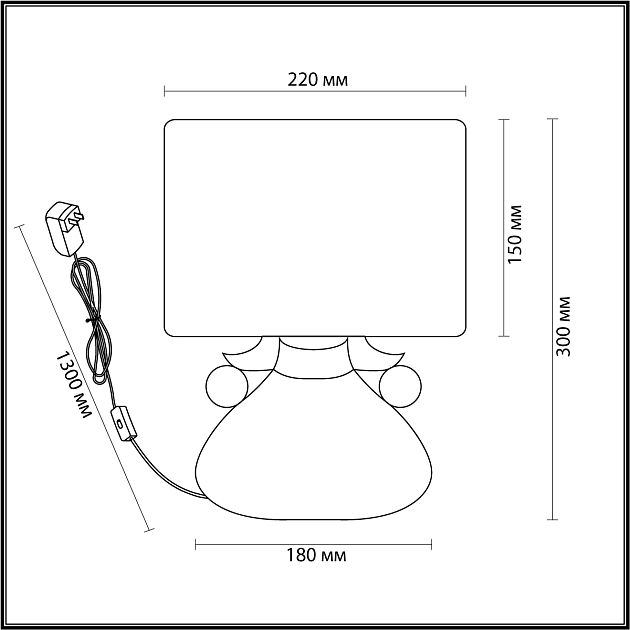 Настольная лампа LUMION JUNIA 5668/1T - фото 2