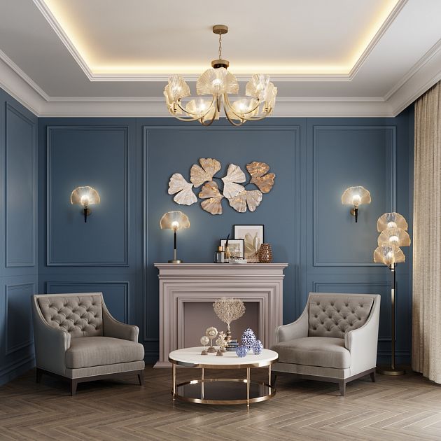 Торшер ODEON LIGHT VENTAGLIO 4870/3F - фото 6