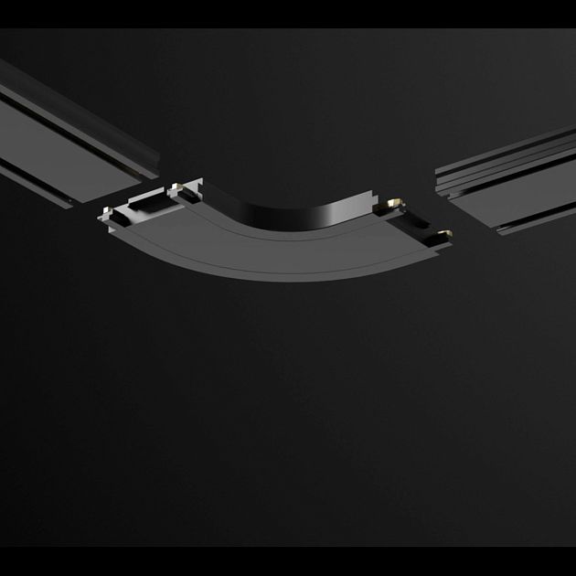 Соединитель скругленный L-образный с токопроводом для низковольтного шинопровода NOVOTECH SMAL 135208 - фото 3