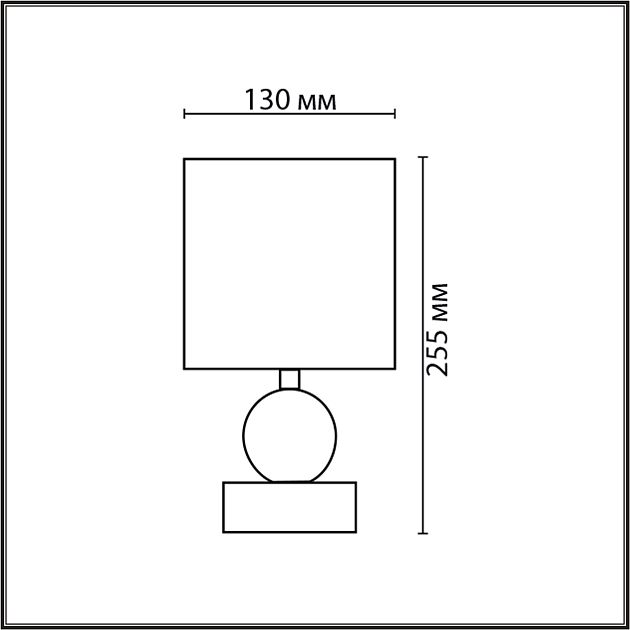 Настольная лампа LUMION LALANA 8182/1T - фото 2