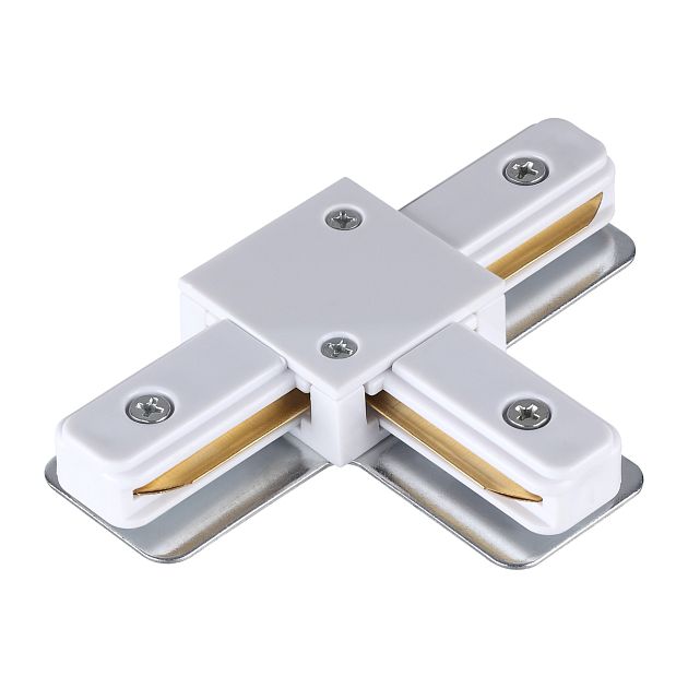 Соединитель с токопроводом "T" для однофазного двухжильного шинопровода NOVOTECH 135143 - фото 1