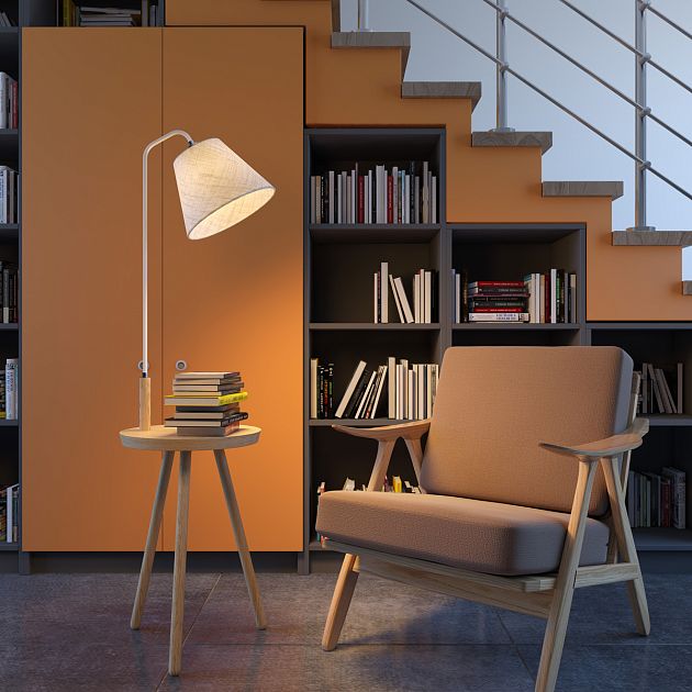 Торшер со столиком ODEON LIGHT KALDA 4667/1F - фото 5