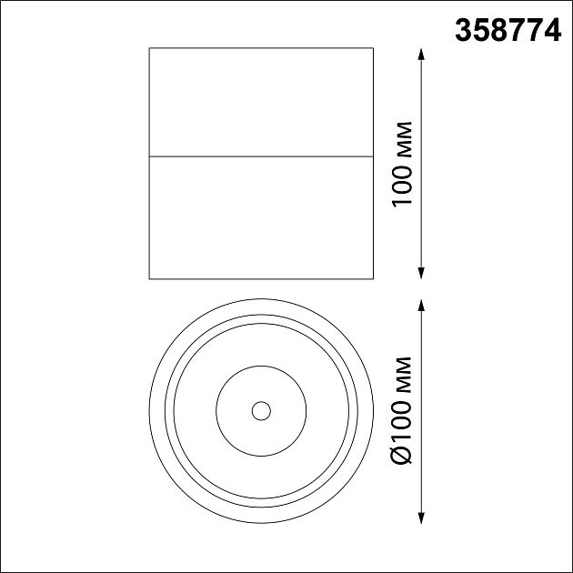 Светильник накладной светодиодный NOVOTECH GRODA 358774 - фото 2