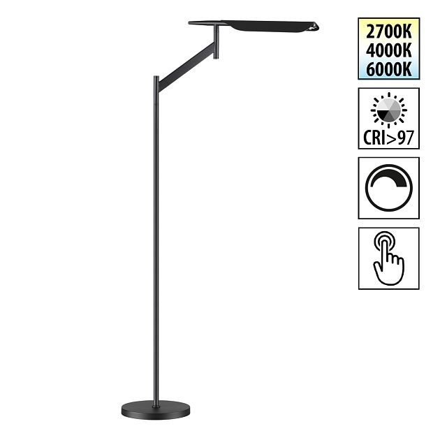 Торшер диммируемый со сменой цветовой температуры (управление - сенсор) NOVOTECH ALA 359542 - фото 1