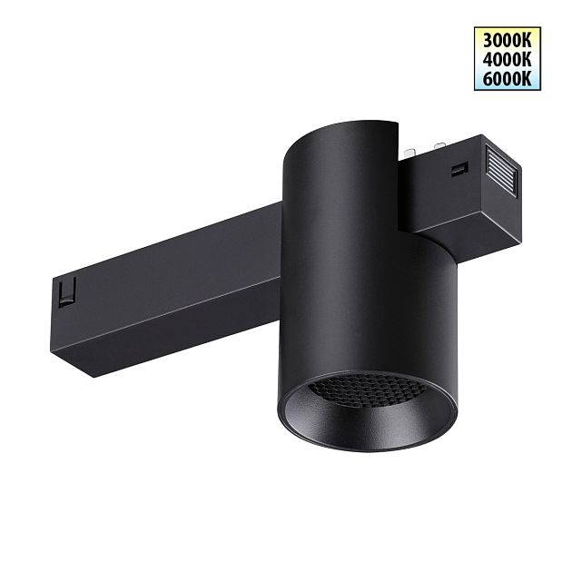 Трековый светодиодный светильник с переключателем цветовой темперетуры NOVOTECH VECTOR 359954 - фото 1