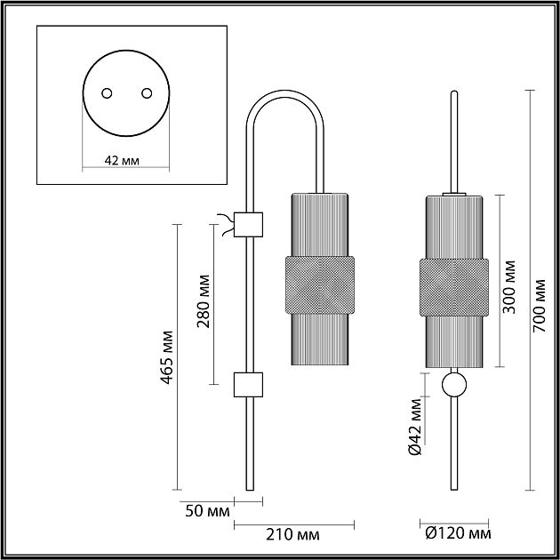 Бра ODEON LIGHT Pimpa 5017/1W - фото 2