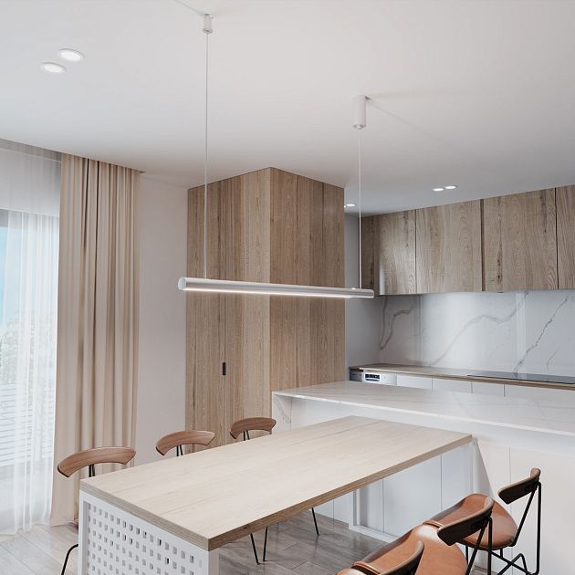 Светильник подвесной светодиодный диммируемый со сменой цветовой температуры (управление сенсор) NOVOTECH FERMO 359306 - фото 5