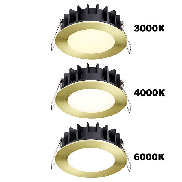 Встраиваемый светодиодный светильник с переключателем цветовой температуры NOVOTECH LANTE 358953 - фото 6