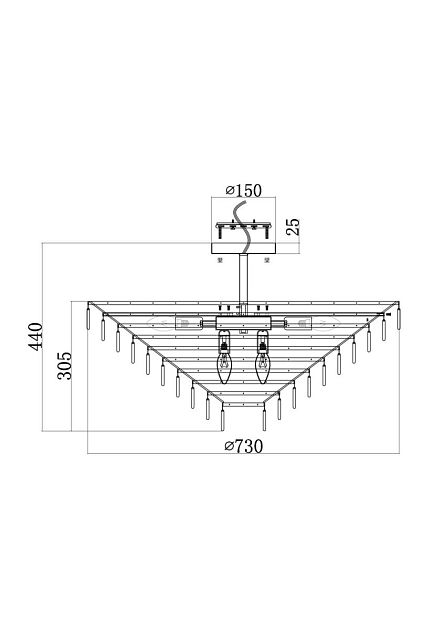 Потолочный светильник MAYTONI Mazzo MOD130CL-14G - фото 5