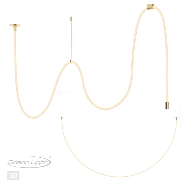 Потолочный/подвесной встаиваемый ODEON LIGHT CORDA 4399/40CL - фото 14