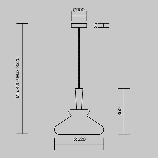 Подвесной светильник MAYTONI Toys MOD405PL-01W - фото 7