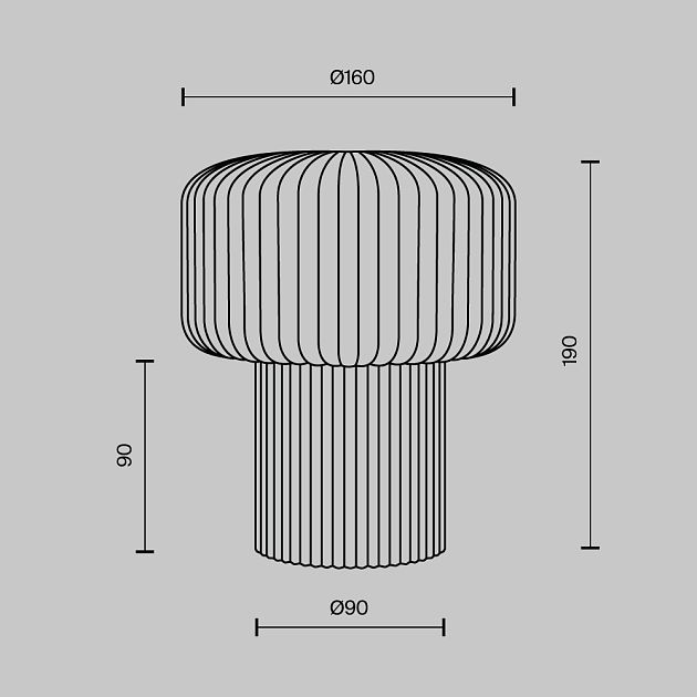 Настольный светильник MAYTONI Omaggio MOD404TL-01BG - фото 8