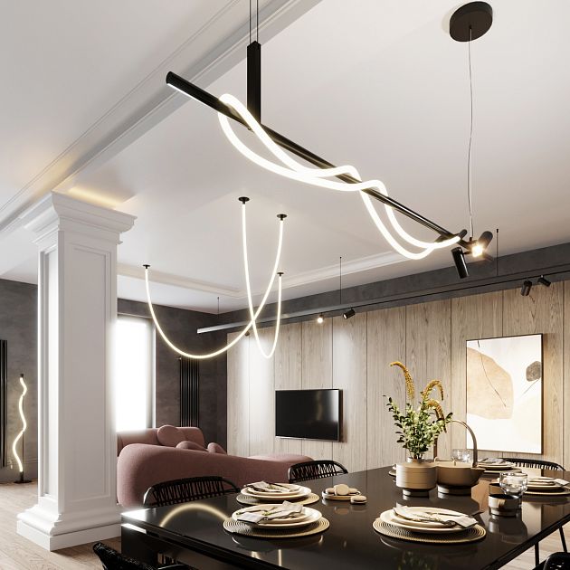 Потолочный/подвесной встаиваемый ODEON LIGHT CORDA 4391/40CL - фото 11