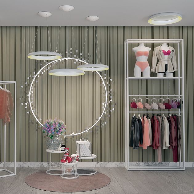 Светильник подвесной диммируемый со сменой цветовой температуры (беспроводной пульт ДУ в комплекте) NOVOTECH FOLD 359032 - фото 6