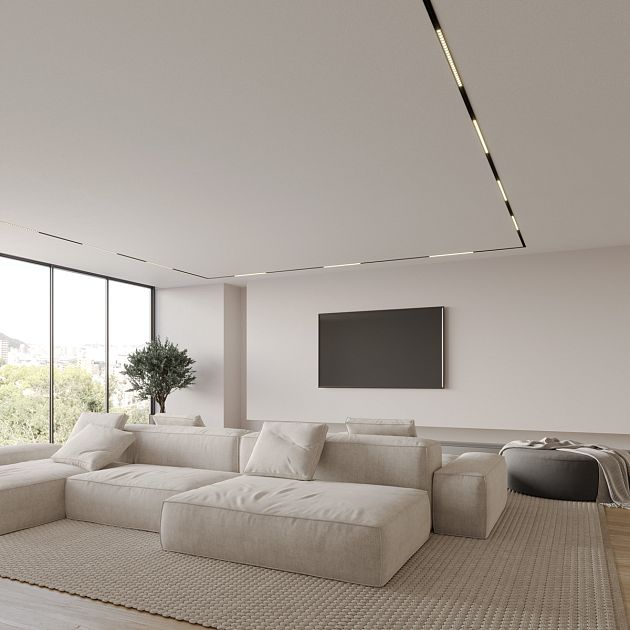 Трековый низковольтный смарт-светильник диммируемый со сменой цв.температуры, (пульт ДУ/Tuya Smart L NOVOTECH FLUM 359485 - фото 8