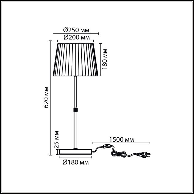 Настольная лампа LUMION TUNE 8302/1T - фото 2
