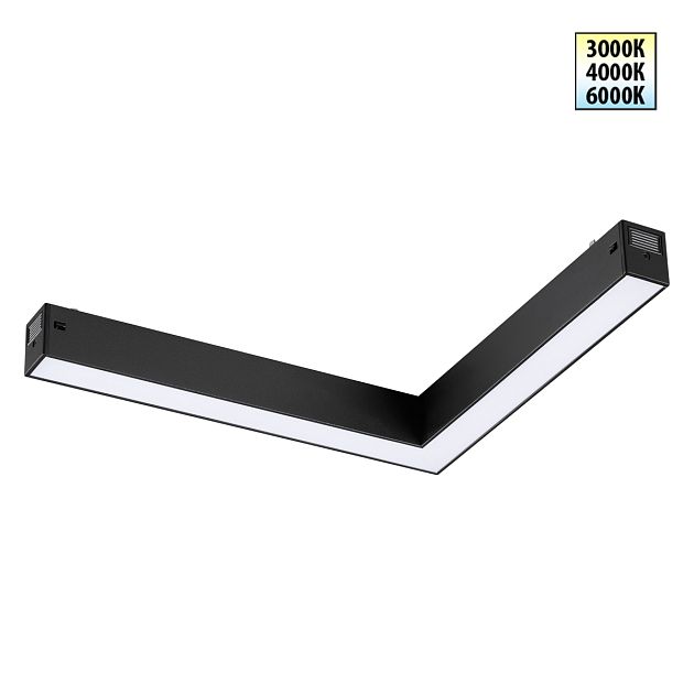 Трековый токопроводящий светильник с переключателем цветовой темперетуры NOVOTECH VECTOR 359944 - фото 1