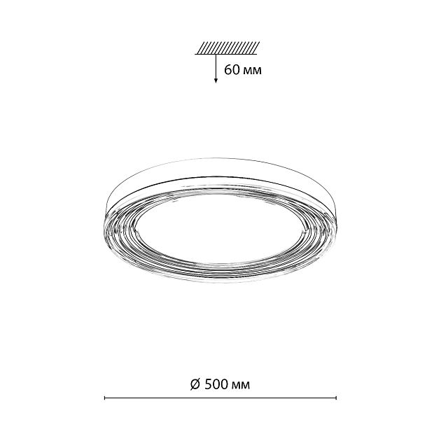 Настенно-потолочный светильник СОНЕКС INFINITA 7728/112L - фото 2