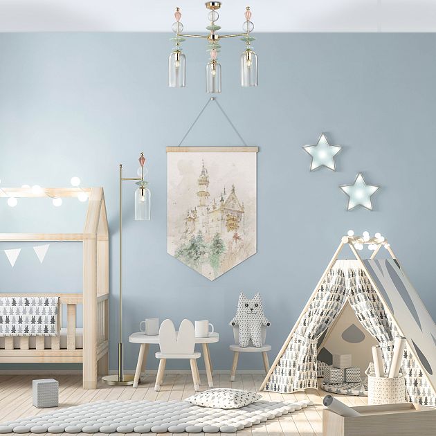 Люстра на штанге ODEON LIGHT BIZET 4855/3C - фото 5