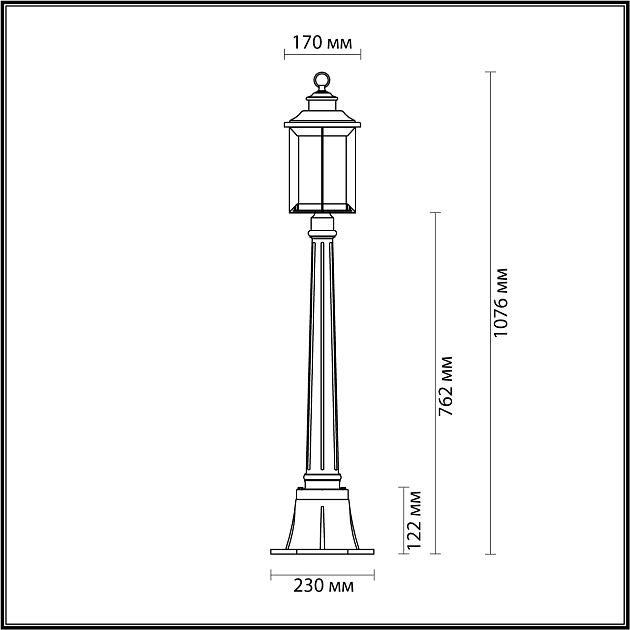 Ландшафтный светильник ODEON LIGHT MAVRET 4961/1F - фото 2