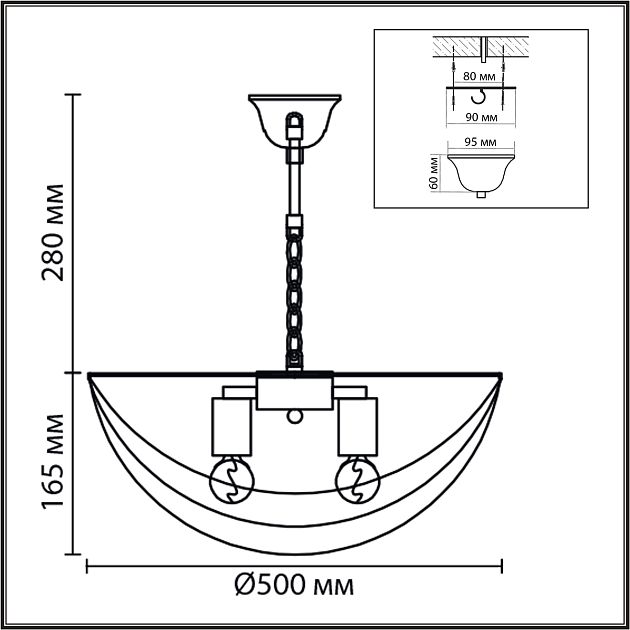 Люстра подвесная LUMION AMALIA 8377/5 - фото 2