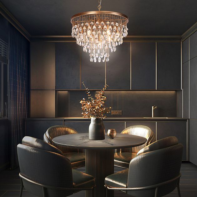 Подвесной светильник MAYTONI LINN MOD091PL-07G - фото 4