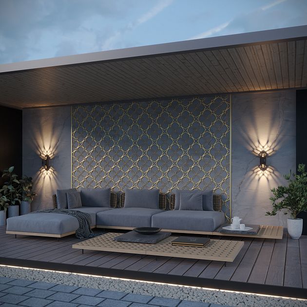 Светильник ландшафтный настенный светодиодный NOVOTECH NETZ 359537 - фото 8