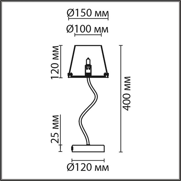 Настольная лампа LUMION SMOKY 6570/1T - фото 2