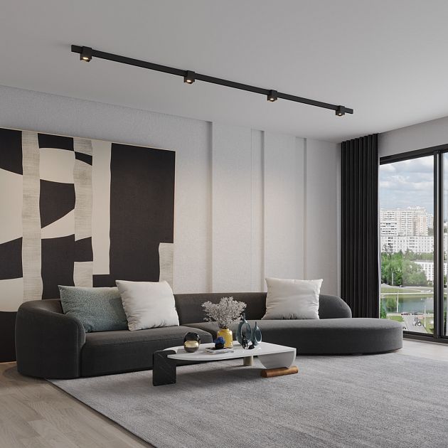 Трековый низковольтный смарт-светильник диммируемый со сменой цв.температуры, (пульт ДУ/Smart Life) NOVOTECH FLUM 359519 - фото 5