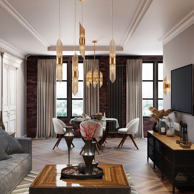 Подвес ODEON LIGHT FLAMBI 4847/2 - фото 5