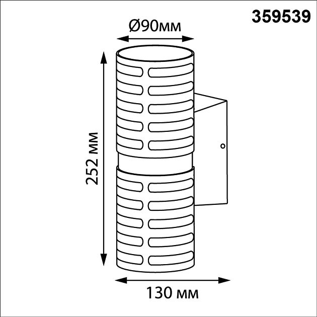 Светильник ландшафтный настенный светодиодный NOVOTECH NETZ 359539 - фото 2