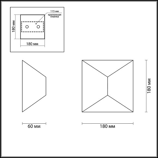 Настенный светильник ODEON LIGHT TIBRO 3909/10WL - фото 2