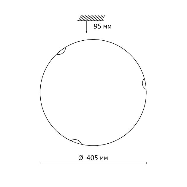 Настенно-потолочный светильник СОНЕКС AMMONITE 7602/DL - фото 2
