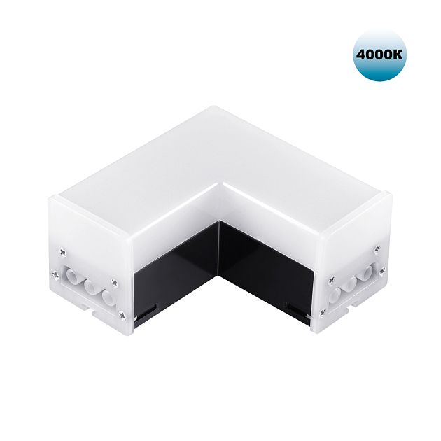 Светильник-соединитель "L"- образный с одним сетевым входом, в комплекте прямой соединитель, крепёжн NOVOTECH BITS 359117 - фото 1