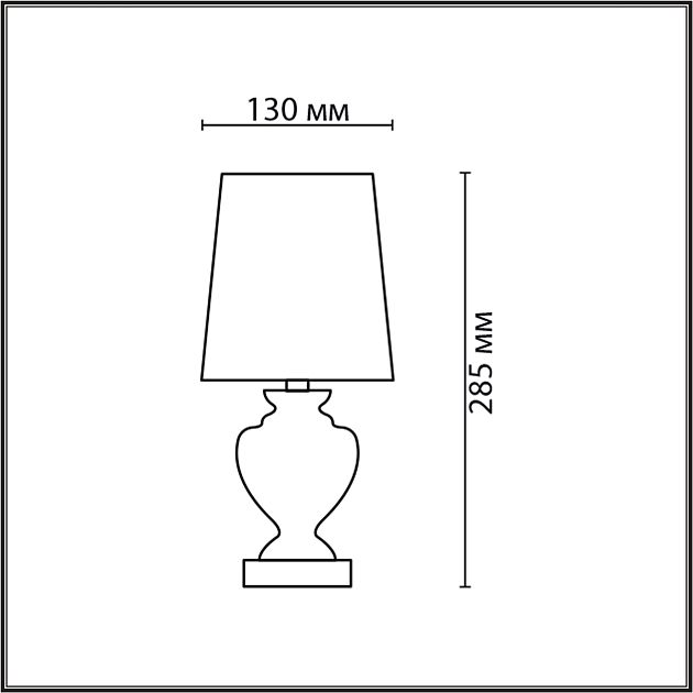 Настольная лампа LUMION BIANKA 8163/1T - фото 2
